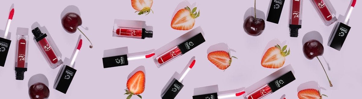 🍒Cherry & Strawberry🍓: Fruity tints to add a flush to your lips and cheeks